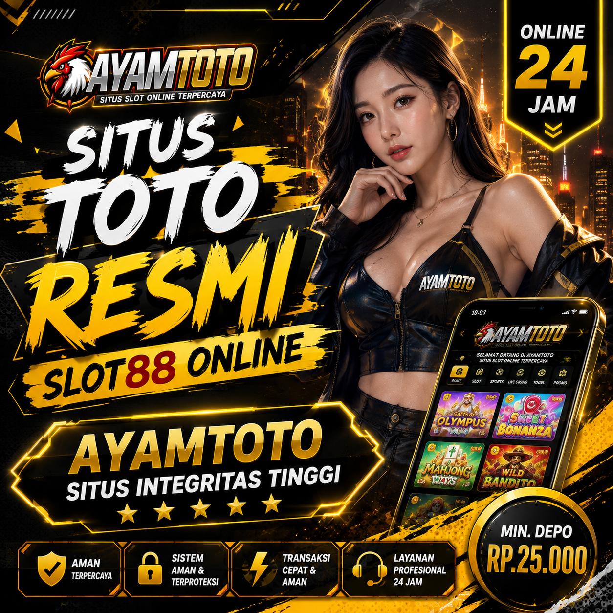 AYAMTOTO : Apk Slot Gacor Qris 5000 & Situs Slot777 Resmi Terpercaya